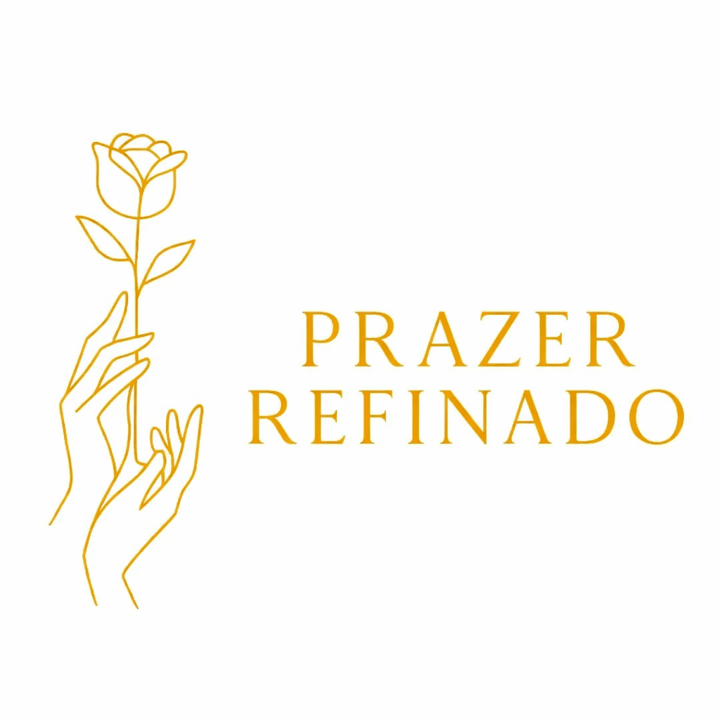 M&atilde;os femininas segurando rosa dourada representando o site prazer refinado
